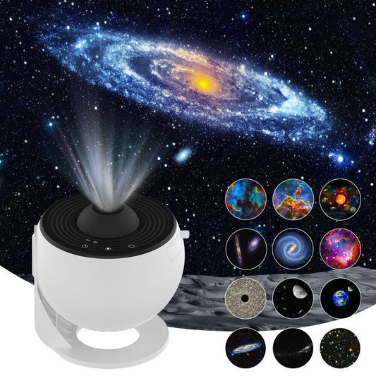 12In1 LED Galaxy Starry Night Light 3D Projector Star Sky Ocean Party Lamp Gift