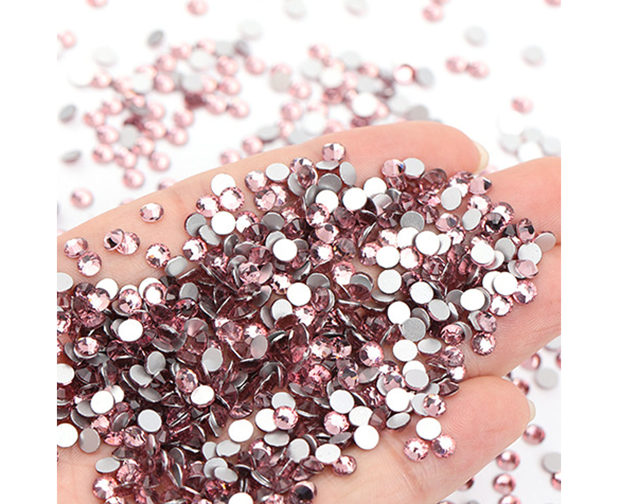 Crystal Glass Hotfix Rhinestones, for Crafts Clothes Costumes Shoes Jewelry, round Glass Gems