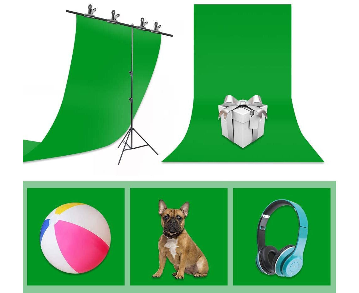 3M Studio Backdrop Stand Kit with Black, White & Green Screen